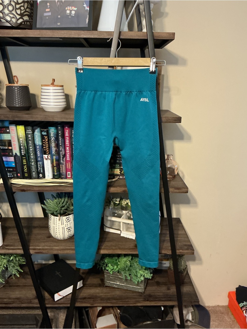 AYBL Teal Seamless Active Leggings Size S